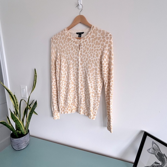 Tommy Hilfiger Animal Print Cardigan - Size XS - Picture 4 of 6
